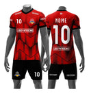 kit 12 uniformes time interclasse Vermelho